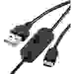 Renkforce Strom-Kabel Raspberry Pi [1x USB 2.0 Stecker A - 1x USB-C® Stecker] 1.00m Schwarz inkl. Ein/Aus-Schalter