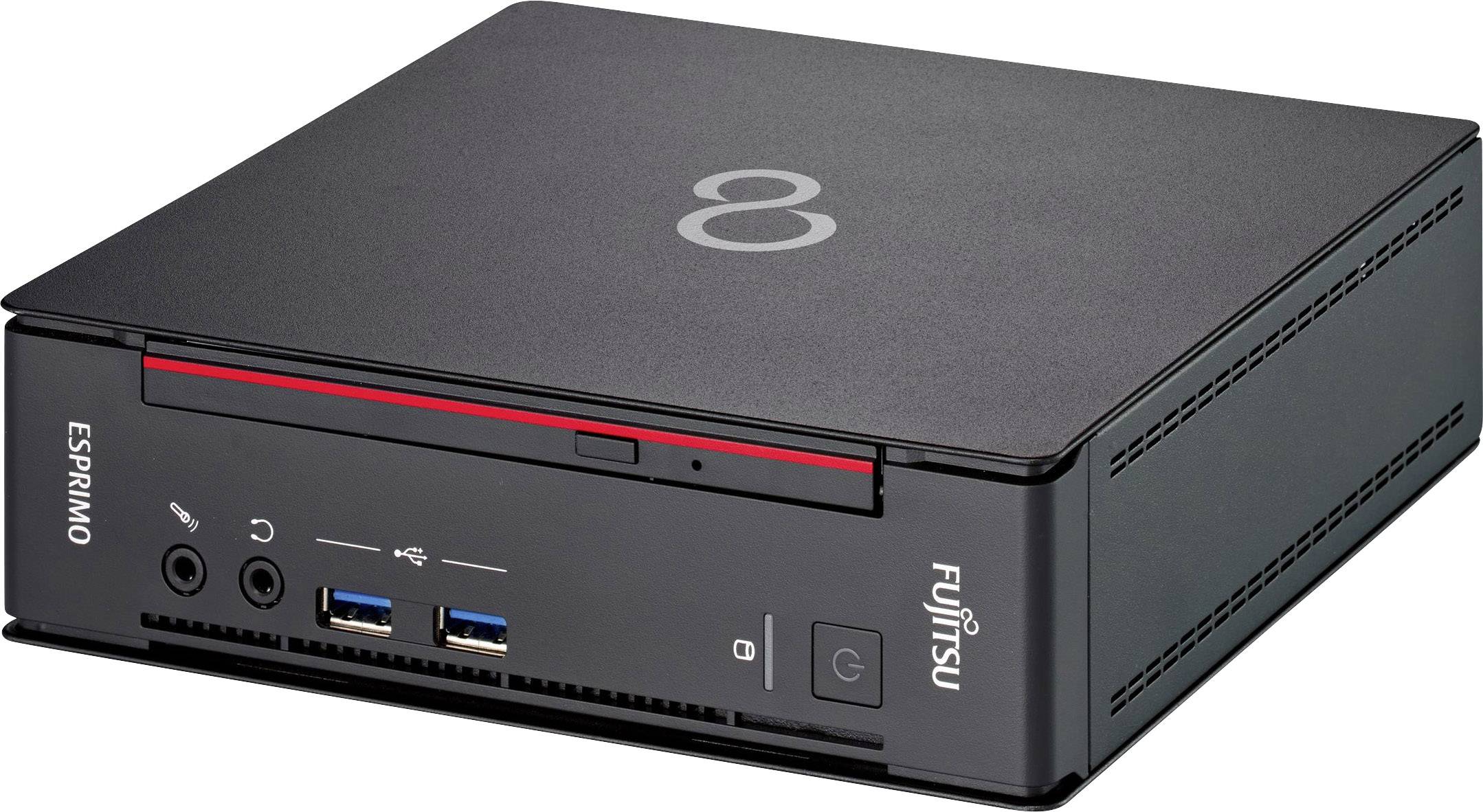 Fujitsu ESPRIMO Q558 Mini PC Intel I5-9400T (6 x 1.8GHz / max. 3.4GHz) 8GB RAM 256GB SSD 256GB HDD