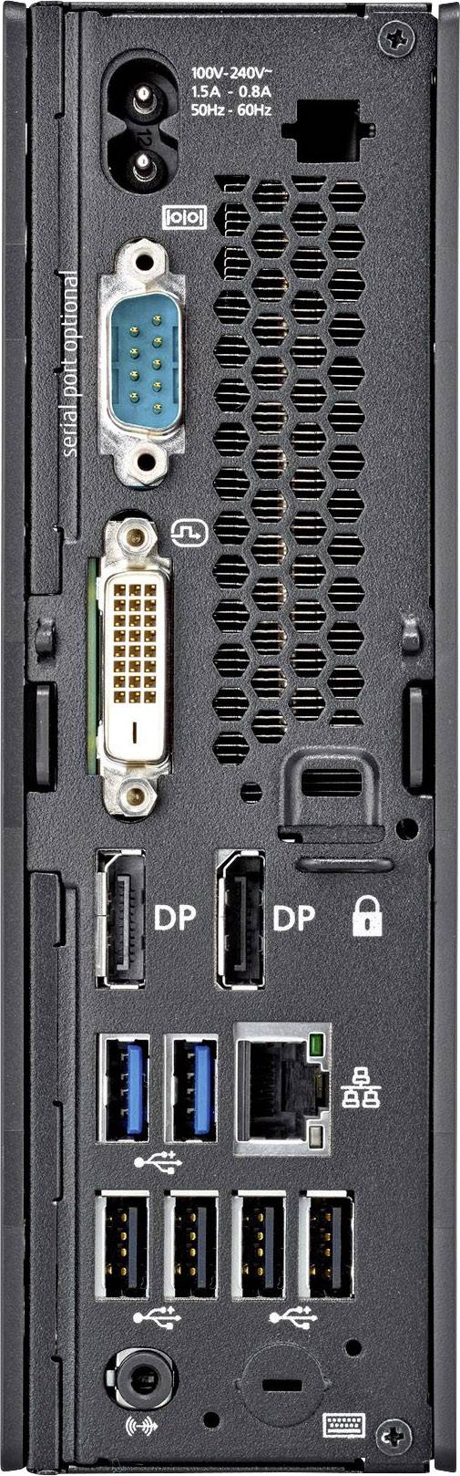 Fujitsu ESPRIMO Q558 Mini PC Intel I5-9400T (6 x 1.8GHz / max. 3.4GHz) 8GB RAM 256GB SSD 256GB HDD