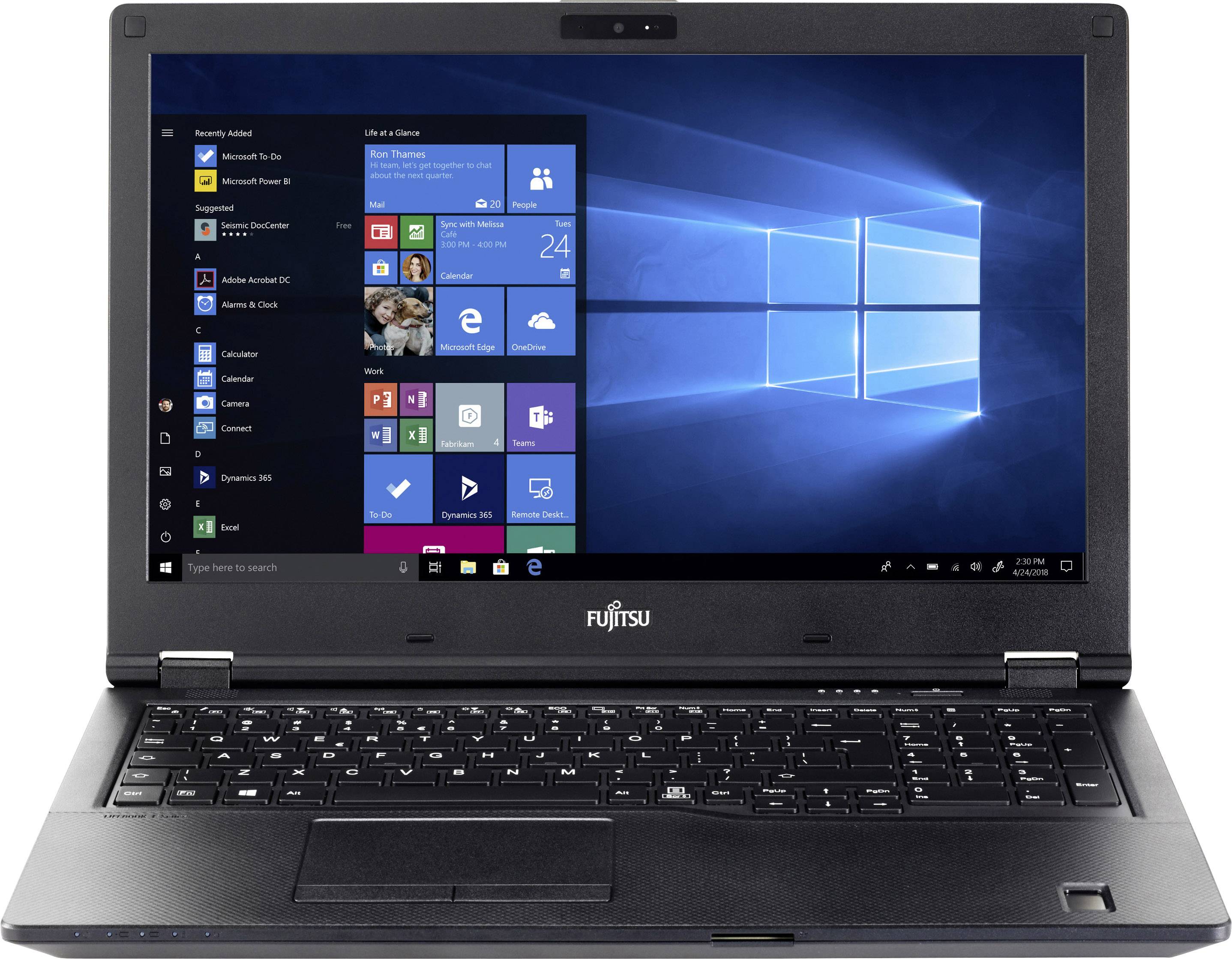 Fujitsu Lifebook E459 39.6cm (15.6 Zoll) Full HD Notebook Intel® Core™ i5 i5-8250U 8GB RAM 256GB SSD Intel HD Graphics 620 Win 10