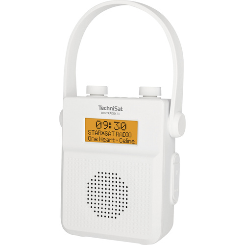 TechniSat DIGITRADIO 30 Taschenradio DAB+, UKW, DAB Bluetooth® wasserdicht Weiß