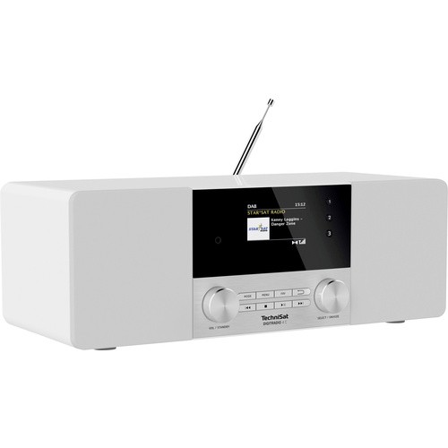 TechniSat DIGITRADIO 4C Tischradio DAB+, DAB | Bluetooth® Weiß voelkner versandkostenfrei UKW