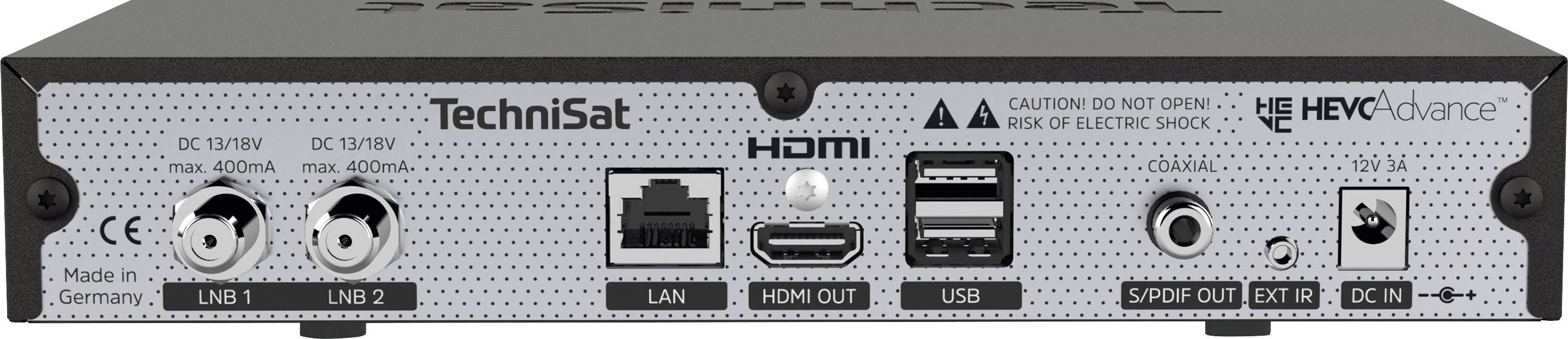 TechniSat TECHNIBOX UHD S UHD/4K-DigitalSat-Receiver mit TwinTuner