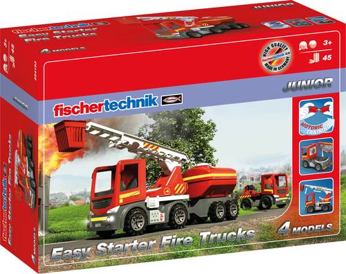 Fischertechnik 554193 Easy Starter Fire Trucks Experimentierkasten ab 3 Jahre