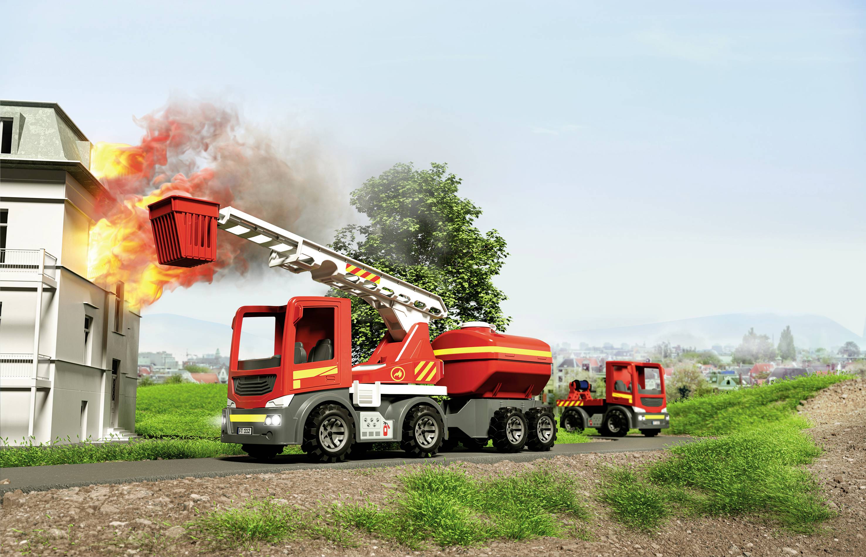 fischertechnik 554193 Easy Starter Fire Trucks Spielwaren Experimentierkasten ab 3 Jahre