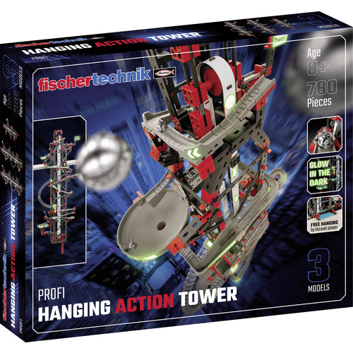 Fischertechnik 554460 Hanging Action Tower Experimente, Bausätze, Mechanik Experimentierkasten ab 8 Jahre