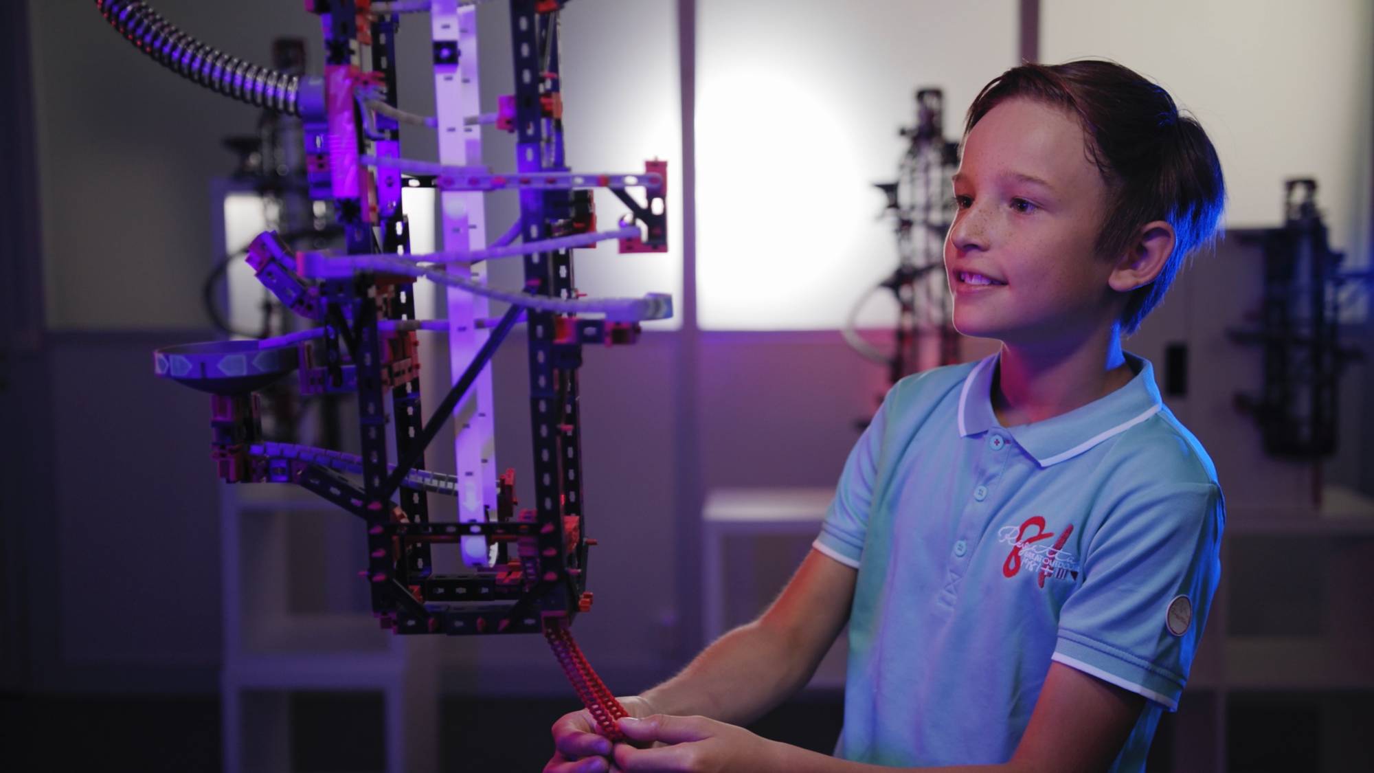 Fischertechnik 554460 Hanging Action Tower Experimente, Bausätze, Mechanik Experimentierkasten ab 8 Jahre