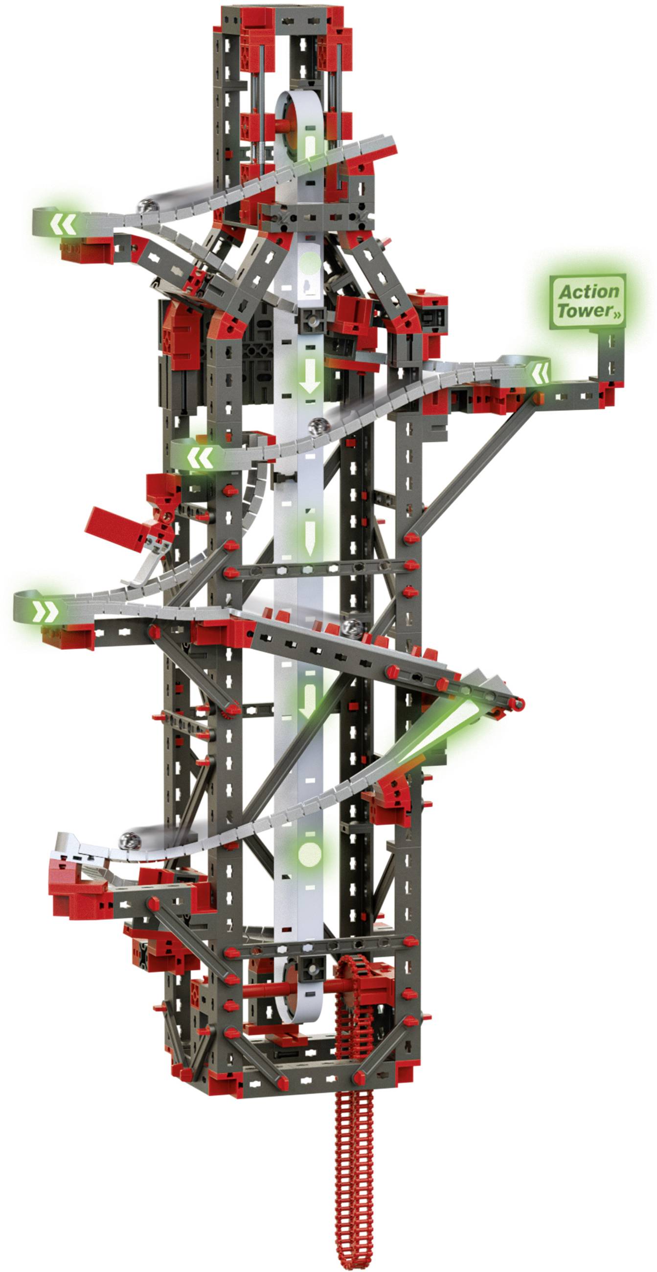 Fischertechnik 554460 Hanging Action Tower Experimente, Bausätze, Mechanik Experimentierkasten ab 8 Jahre