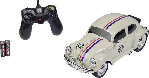 VW Käfer Rally Weiß Brushed 1:14 RC Modellauto Elektro Straßenmodell RtR 2,4GH