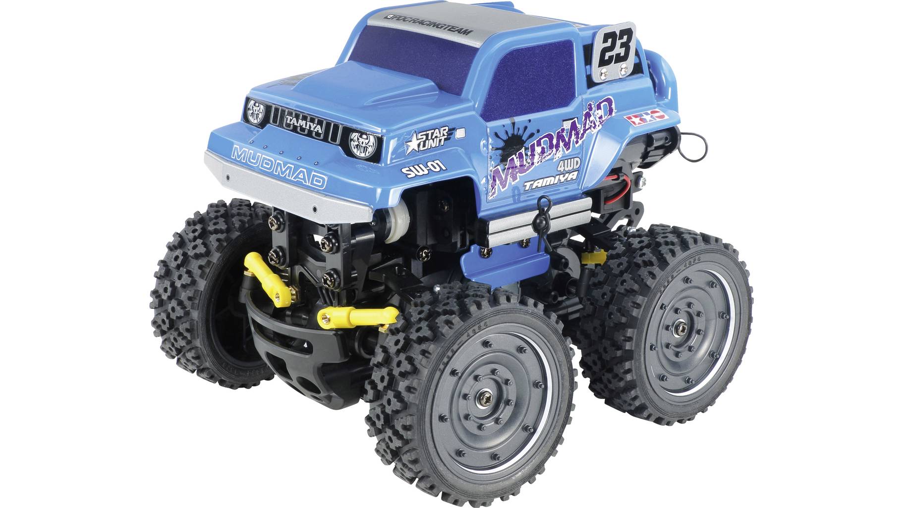 Tamiya MudMad SW01 Brushed 124 RC Modellauto Elektro Monstertruck Allradantrieb (4WD) Bausatz Tamiya MudMad SW01 Brushed 124 RC Modellauto Elektro Monstertruck Allradantrieb (4WD) Bausatz