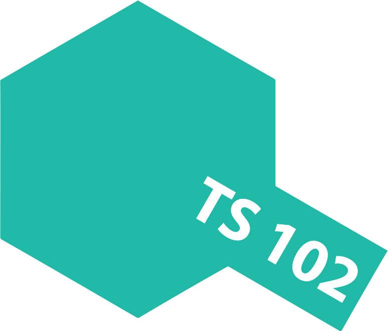 Grünes sechseckiges Logo mit der weißen Aufschrift 'TS 102'.