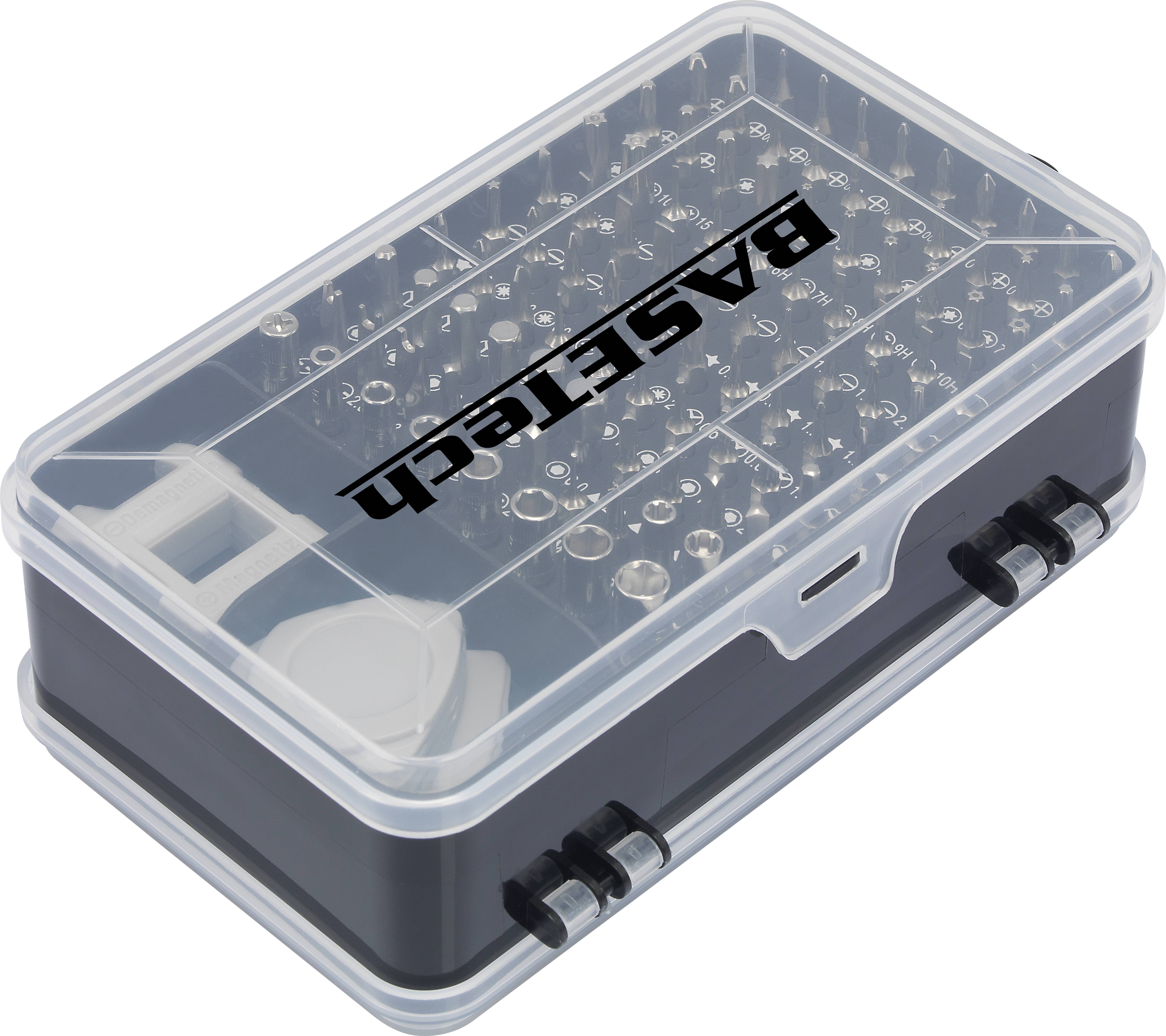 Basetech BT-2247898 Bit-Set 116teilig inkl. Bithalter-Schraubendreher