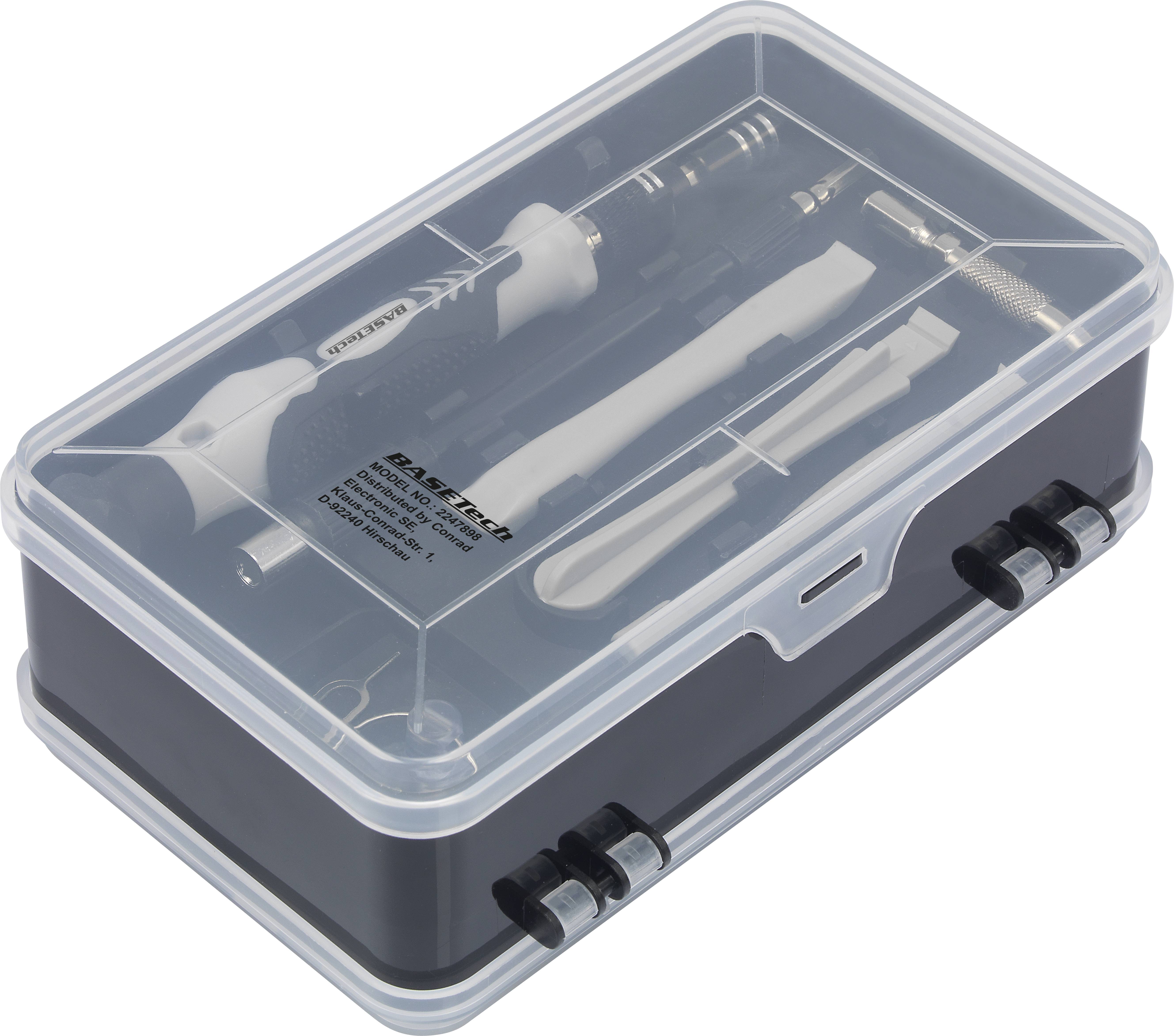 Basetech BT-2247898 Bit-Set 116teilig inkl. Bithalter-Schraubendreher