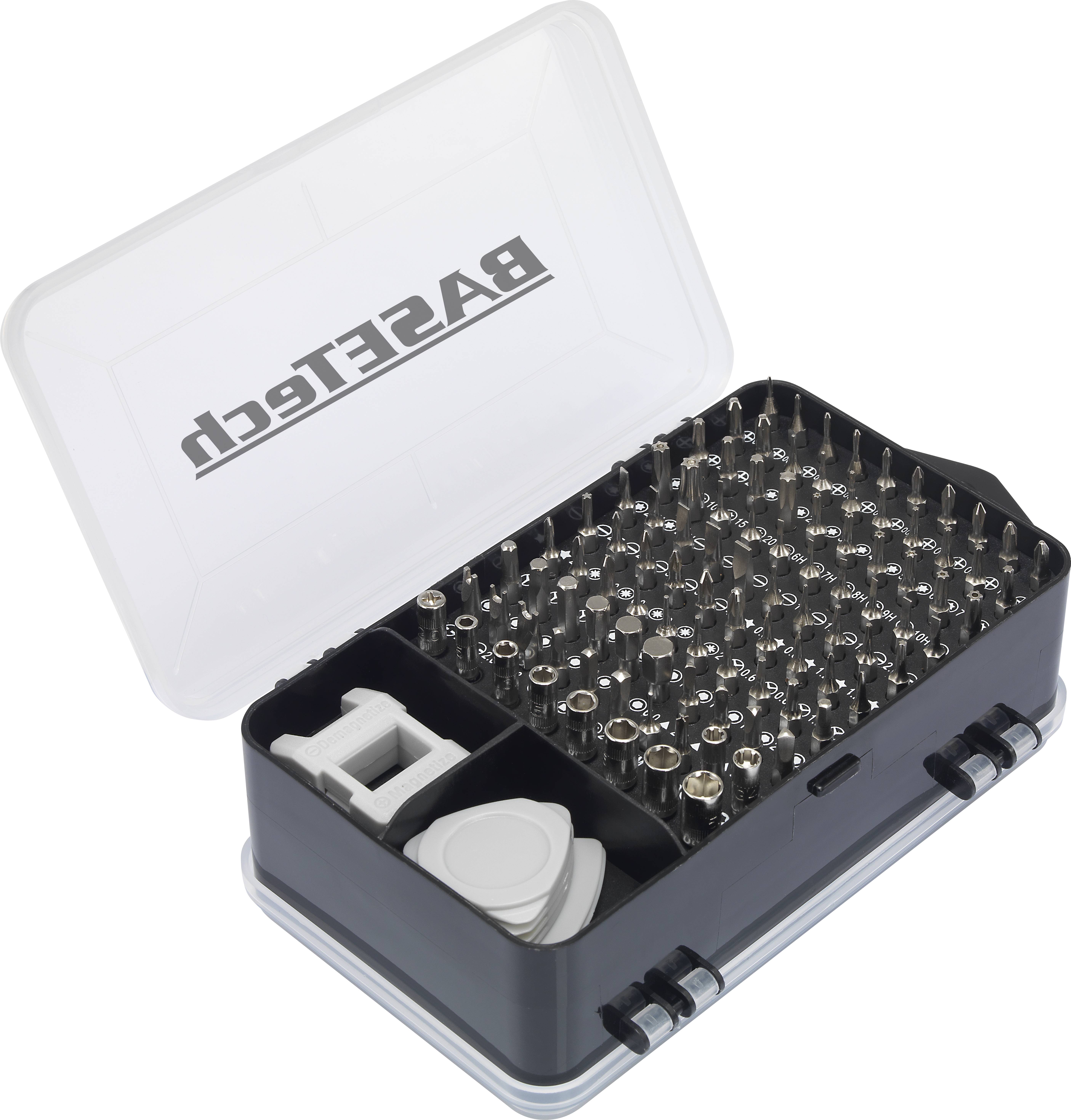 Basetech BT-2247898 Bit-Set 116teilig inkl. Bithalter-Schraubendreher