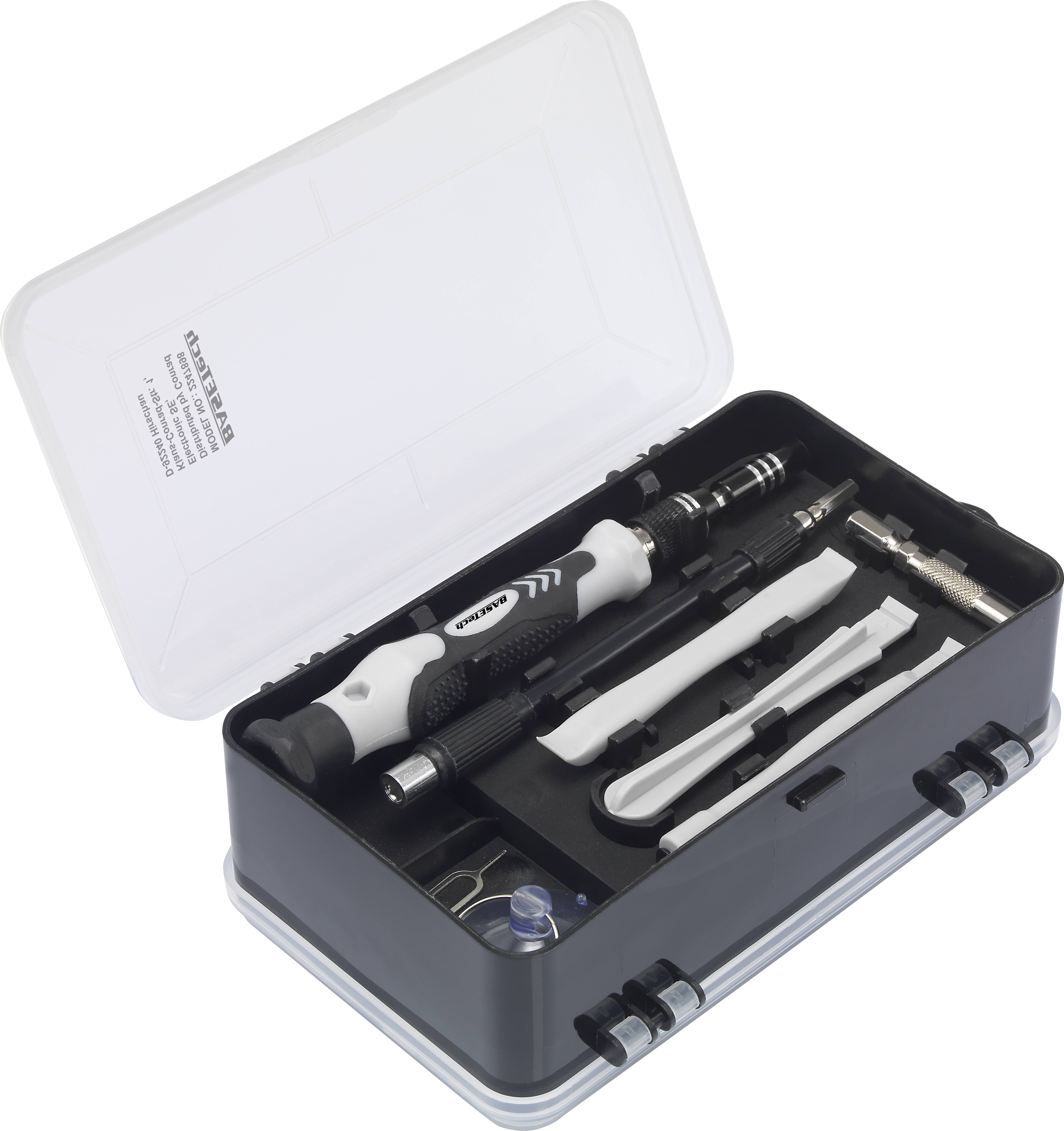 Basetech BT-2247898 Bit-Set 116teilig inkl. Bithalter-Schraubendreher