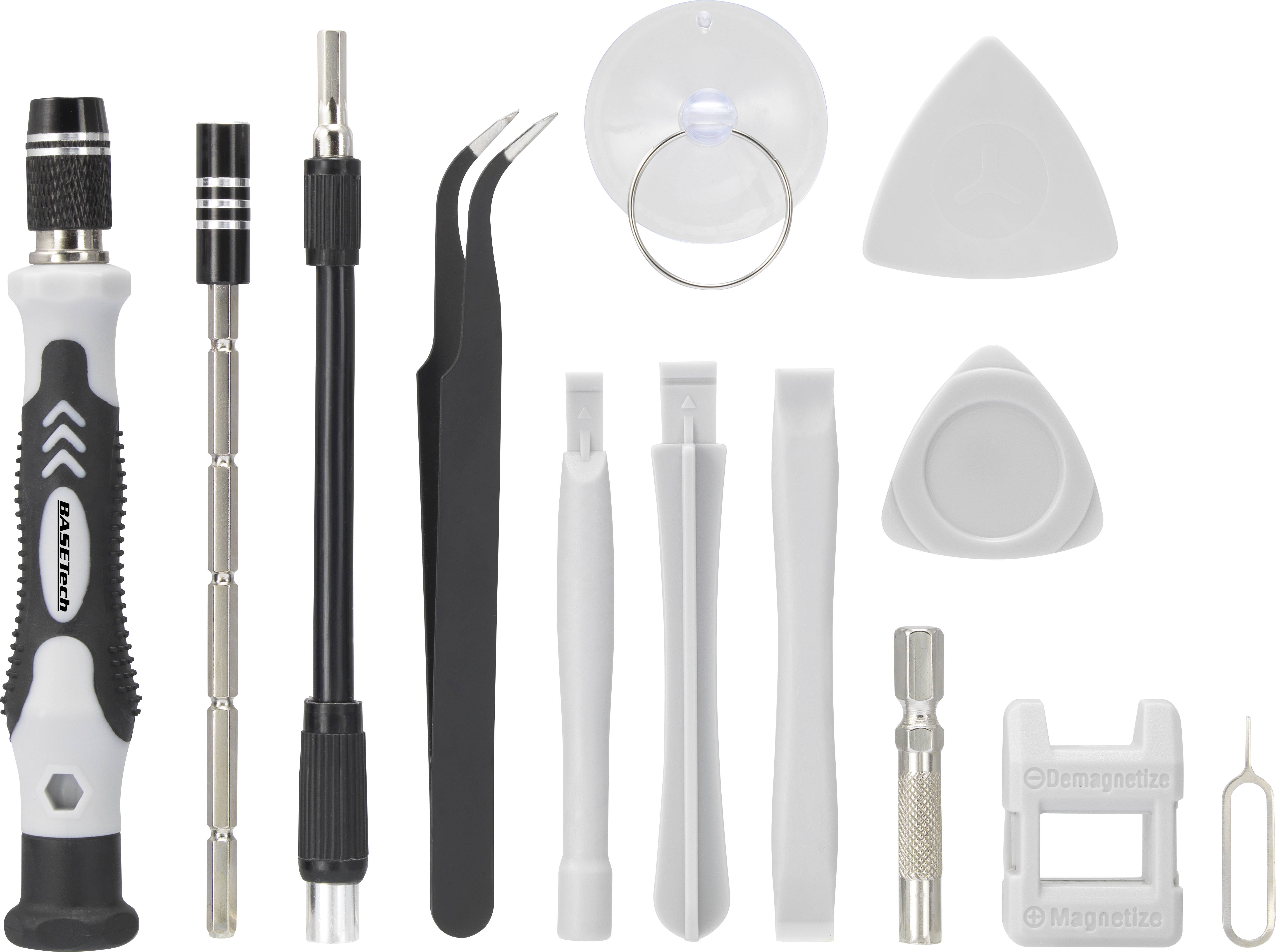 Basetech BT-2247898 Bit-Set 116teilig inkl. Bithalter-Schraubendreher