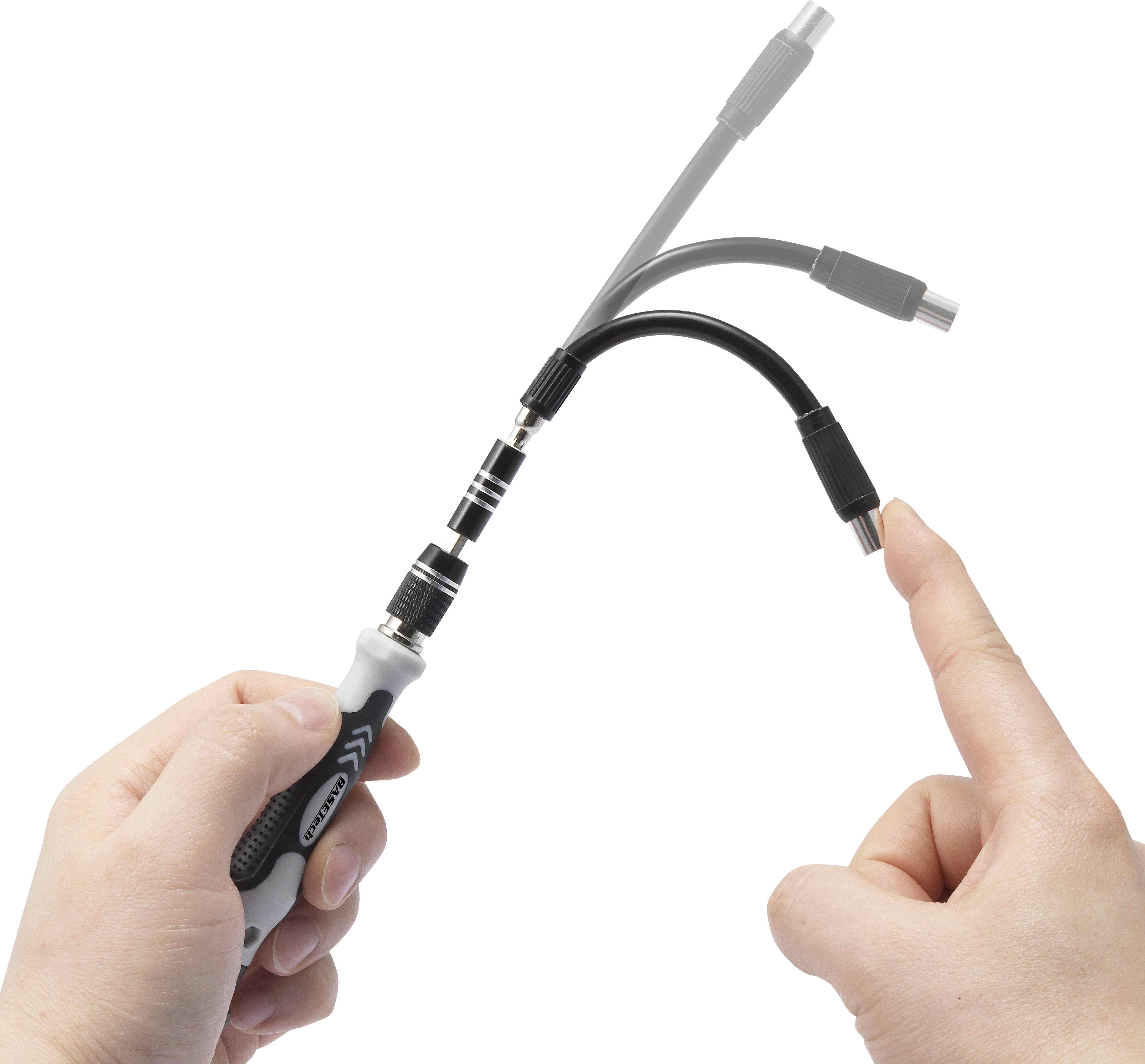 Basetech BT-2247898 Bit-Set 116teilig inkl. Bithalter-Schraubendreher