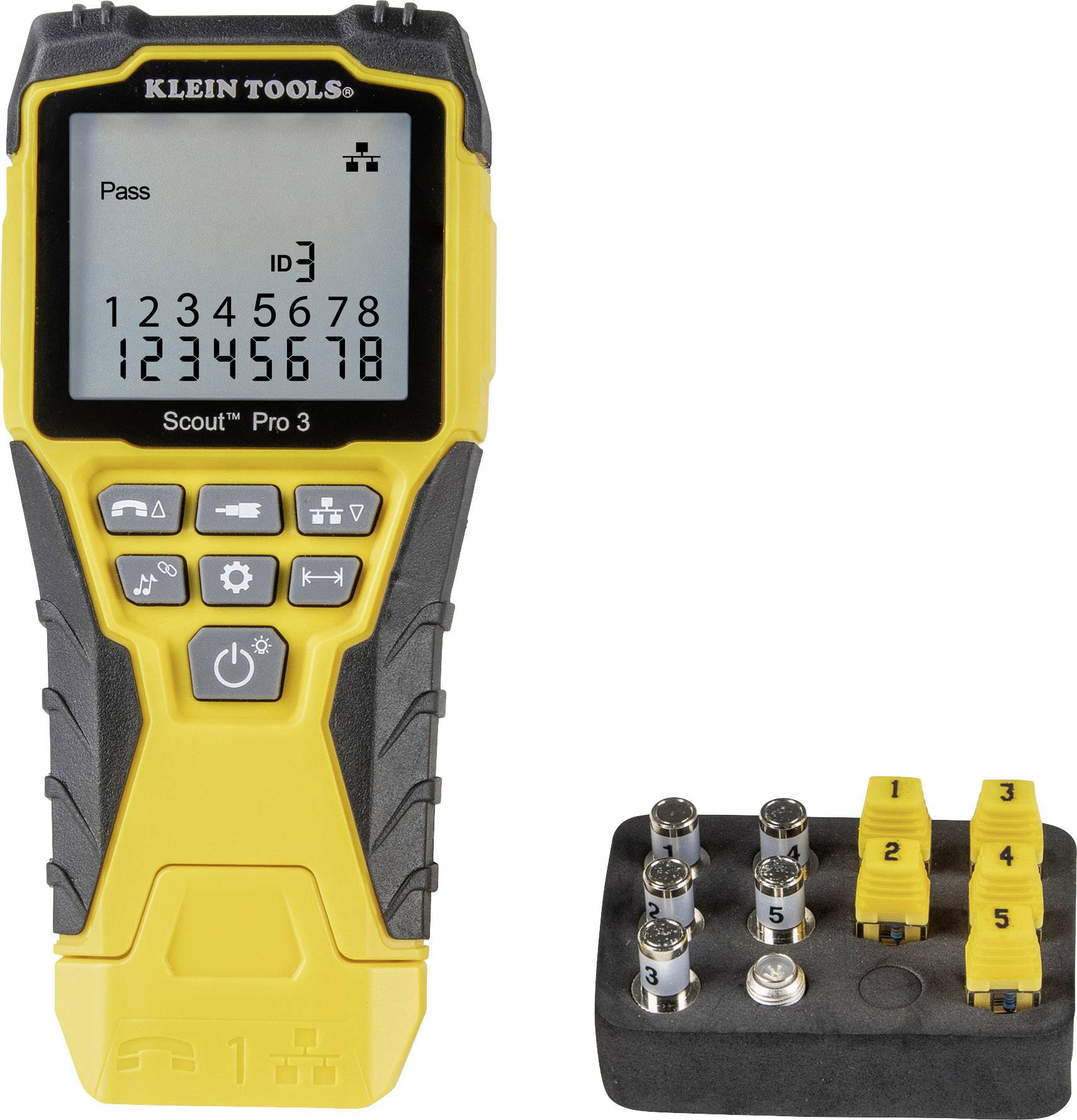 Klein Tools Kabeltester VDV501-851 Scout Pro 3 Audio/Video, Netzwerk, Telekommunikation