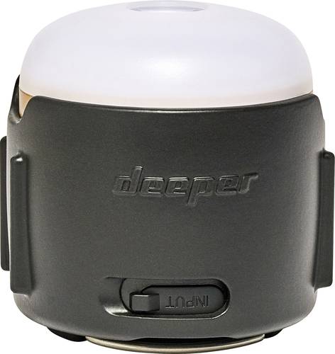Deeper 005-1001016 Power Lantern Camping-Leuchte 660lm akkubetrieben 268g Schwarz, Weiß