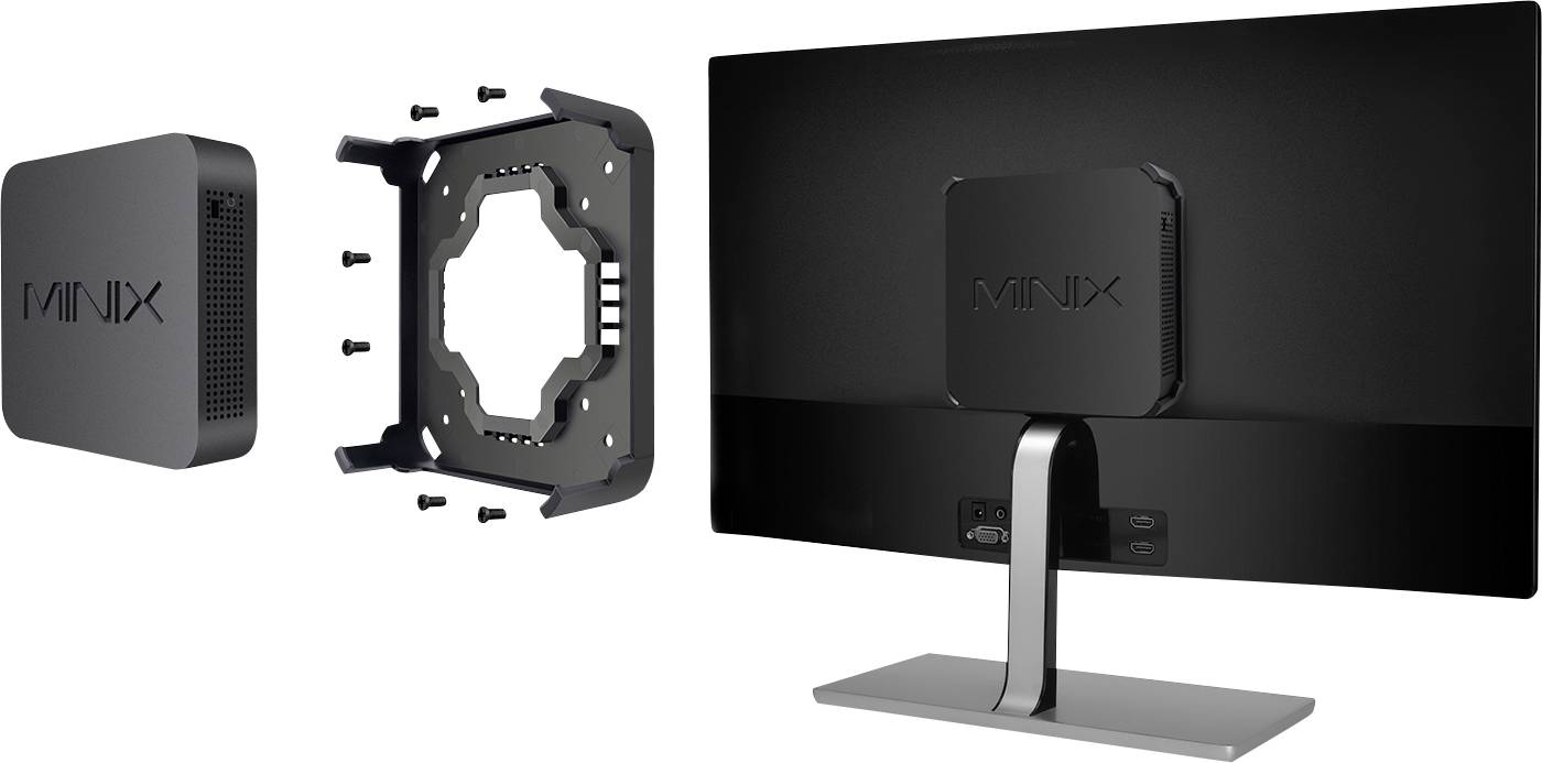 Minix NEO J50C-8SE Mini PC Intel Celeron J4125 (4 x 2GHz / max. 2.7GHz) 8GB RAM 240GB SSD Win 10 Pro