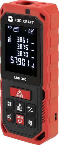 TOOLCRAFT 2247981 Laser-Entfernungsmesser Messbereich (max.) 60m