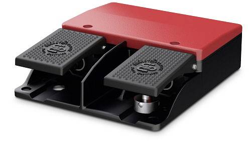 Bernstein F2-U1Z/ZSD Fußschalter 5A 2 Pedale 1 Öffner, 1 Schließer IP67 1St.