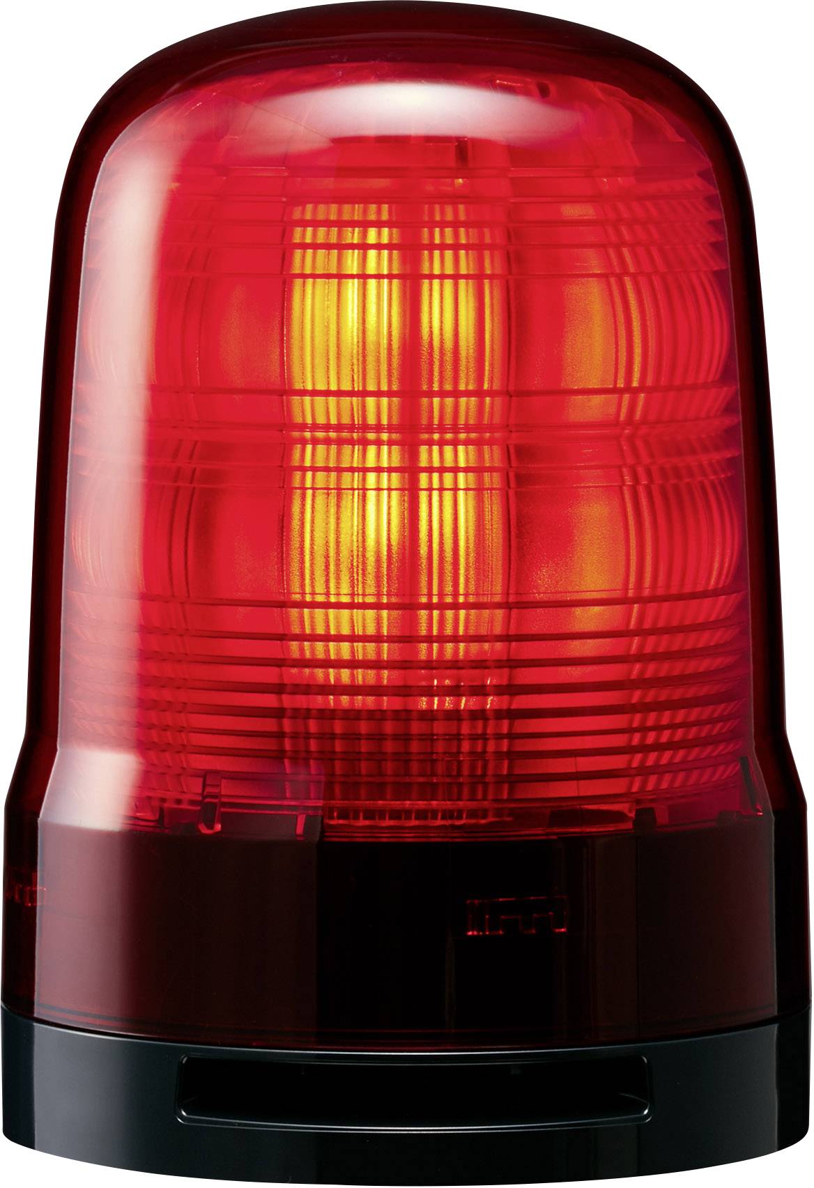 Ein rotes Warnlicht, das blinkt. Wird oft als Alarmsignal oder für Notfälle verwendet.