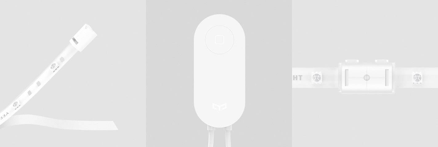 Yeelight YLDD04YL YLDD045DE LED-Streifen-Basisset LED 7.5 W RGB Weiß