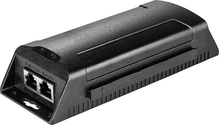 ABUS PoE Injektor 1 MBit/s IEEE 802.3af (12.95 W), IEEE 802.3at (25.5 W)