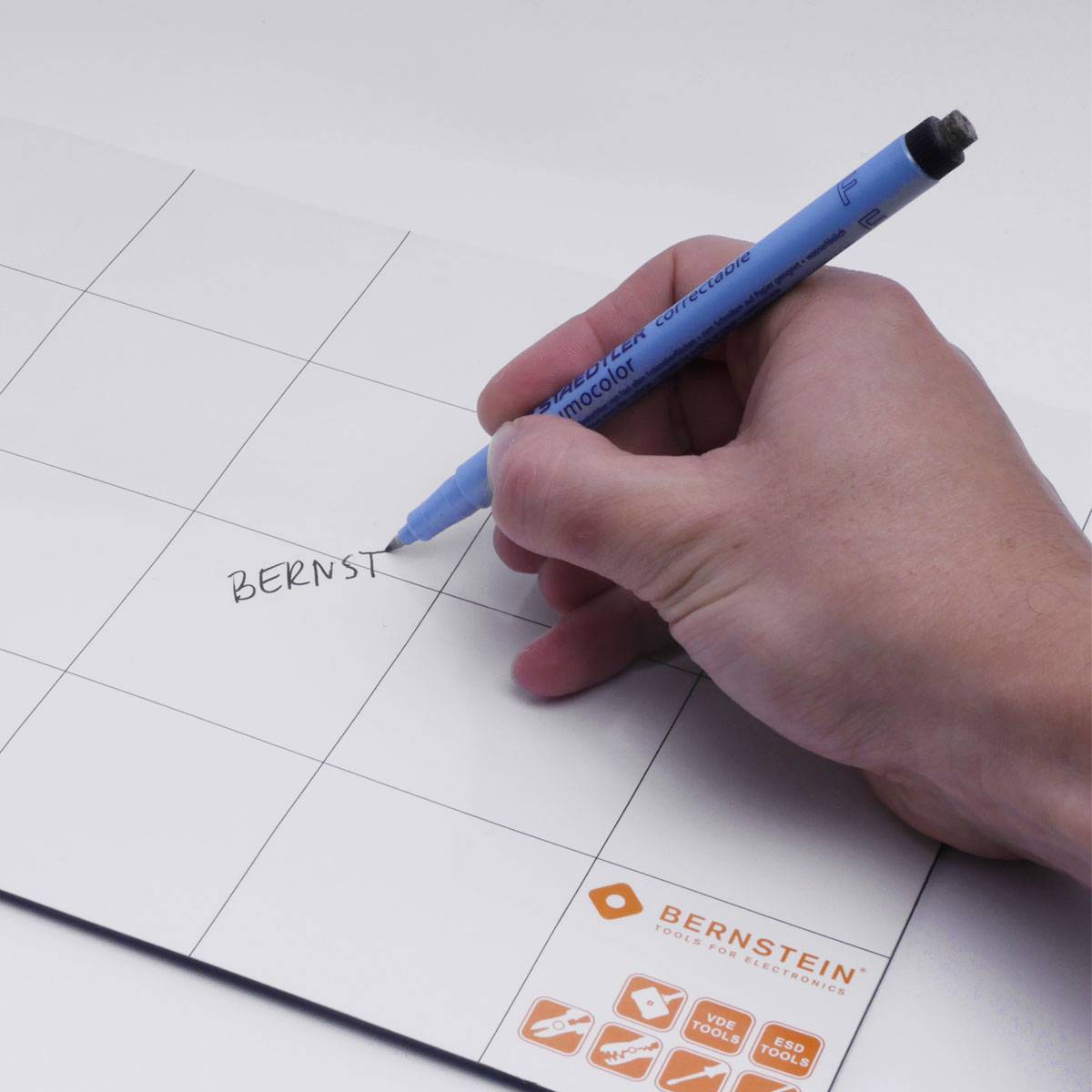 Bernstein Tools for Electronics 2-119 Magnetmatte mit Stift und Schwamm 1St.