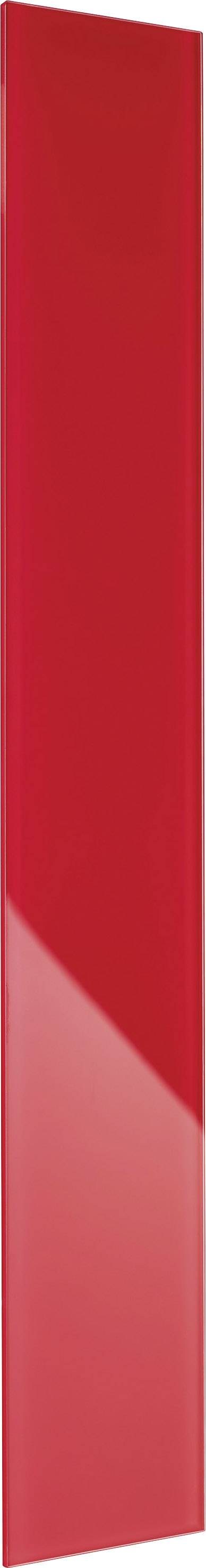 Ein abstrakter roter Streifen mit dunkleren und helleren Schattierungen diagonal verlaufend.