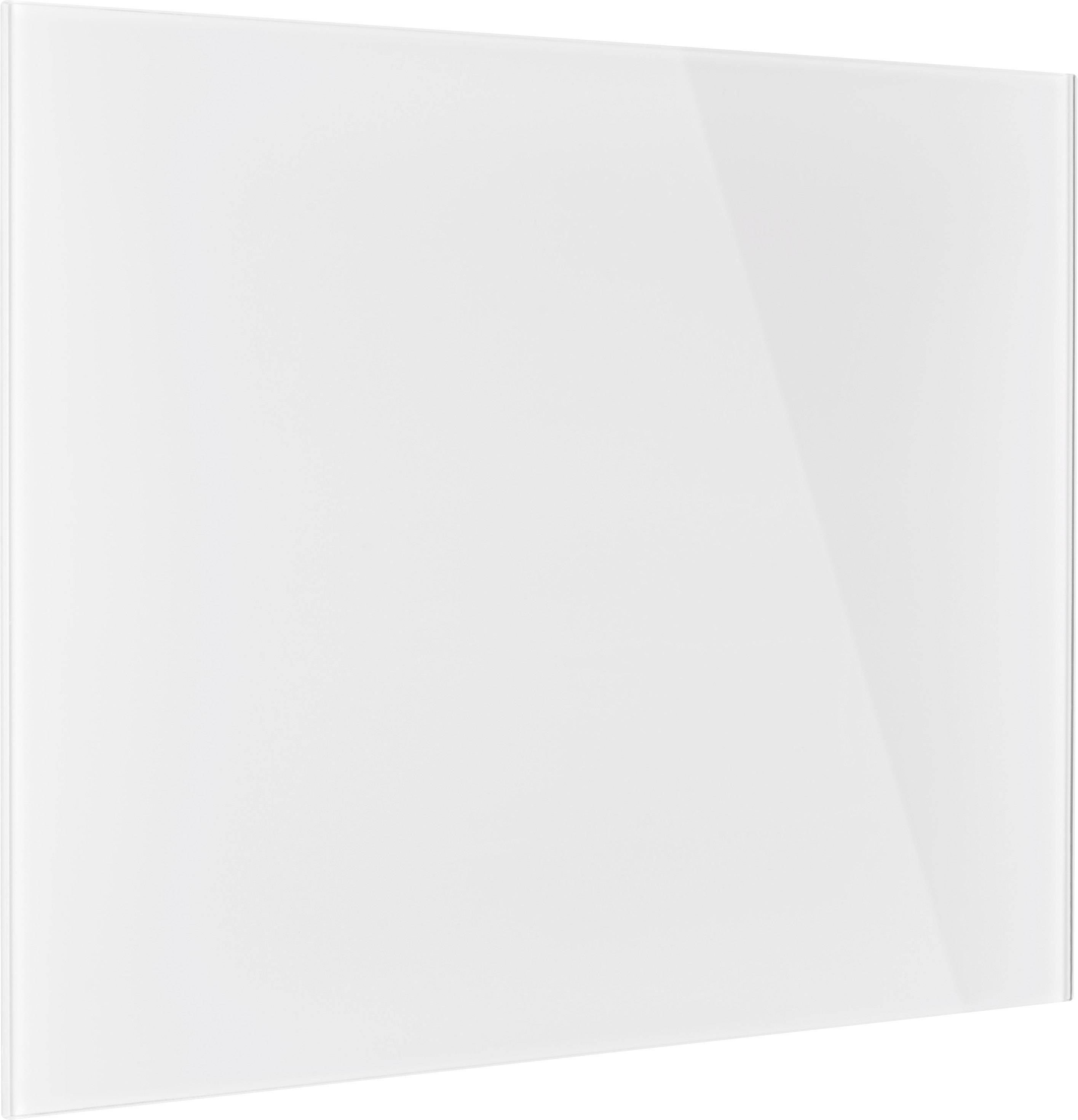 Ein quadratisches, weißes Paneel, das möglicherweise als Oberfläche oder Tafel verwendet werden könnte.