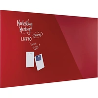 Magnetoplan Glas-Magnetboard (B x H) 1000mm x 2000mm Rot 13409006 Magnetoplan Glas-Magnetboard (B x H) 1000mm x 2000mm Rot 13409006