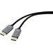 SpeaKa Professional DisplayPort Anschlusskabel DisplayPort Stecker, DisplayPort Stecker 1.00 m Schw