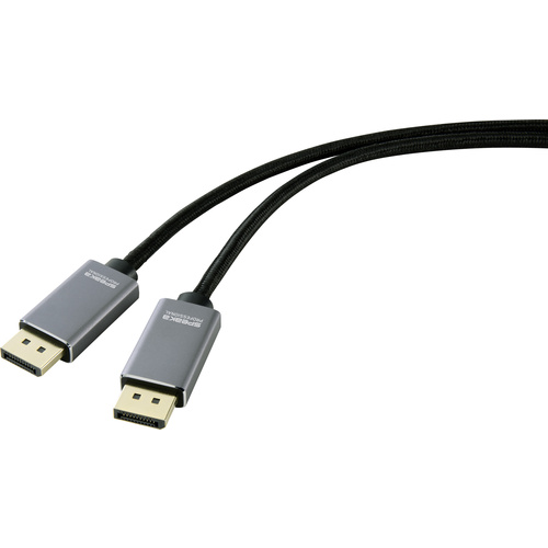 SpeaKa Professional DisplayPort Anschlusskabel DisplayPort Stecker, DisplayPort Stecker 5.00m Schwarz SP-8993892 DisplayPort 1.4
