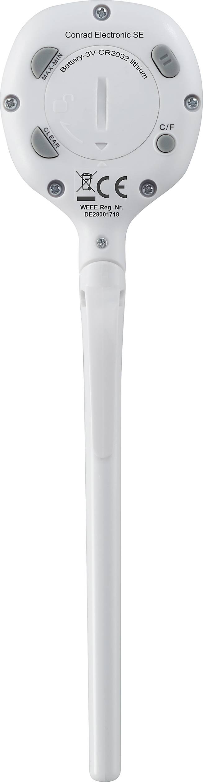 VOLTCRAFT DET4R Einstichthermometer Messbereich Temperatur -20 bis 250°C Fühler-Typ NTC Kontaktmessung