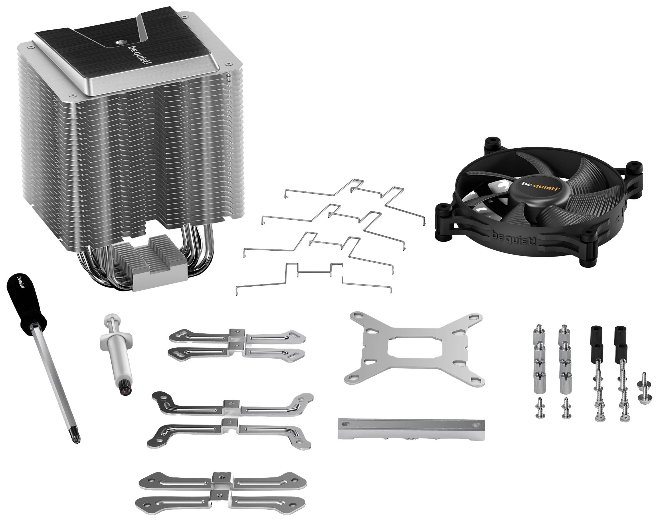 BeQuiet Shadow Rock 3 CPU-Kühler mit Lüfter AMD® AM5, AMD® AM4, Intel® LGA 2066, Intel® LGA 2011-V3, Intel® LGA 1700, Intel® LGA 1155, Intel