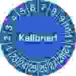 SafetyMarking 30.0777_23-28 Prüfplakette Kalibriert 2023-2028 Blau Folie selbstklebend (Ø) 1cm 1cm 104St.
