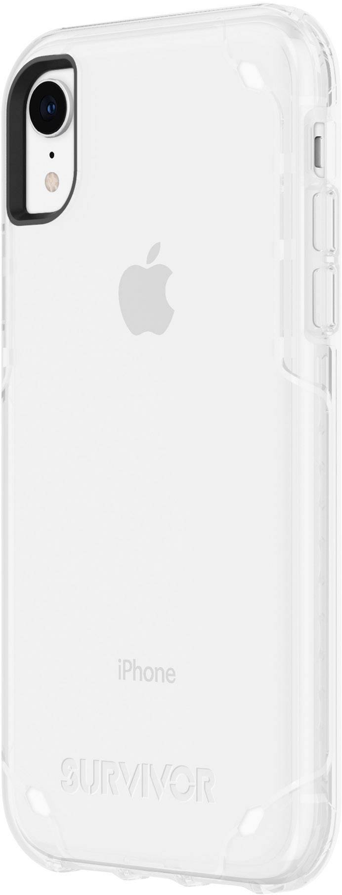 Griffin Survivor Strong Case Apple iPhone XR Transparent Stoßfest, Induktives Laden