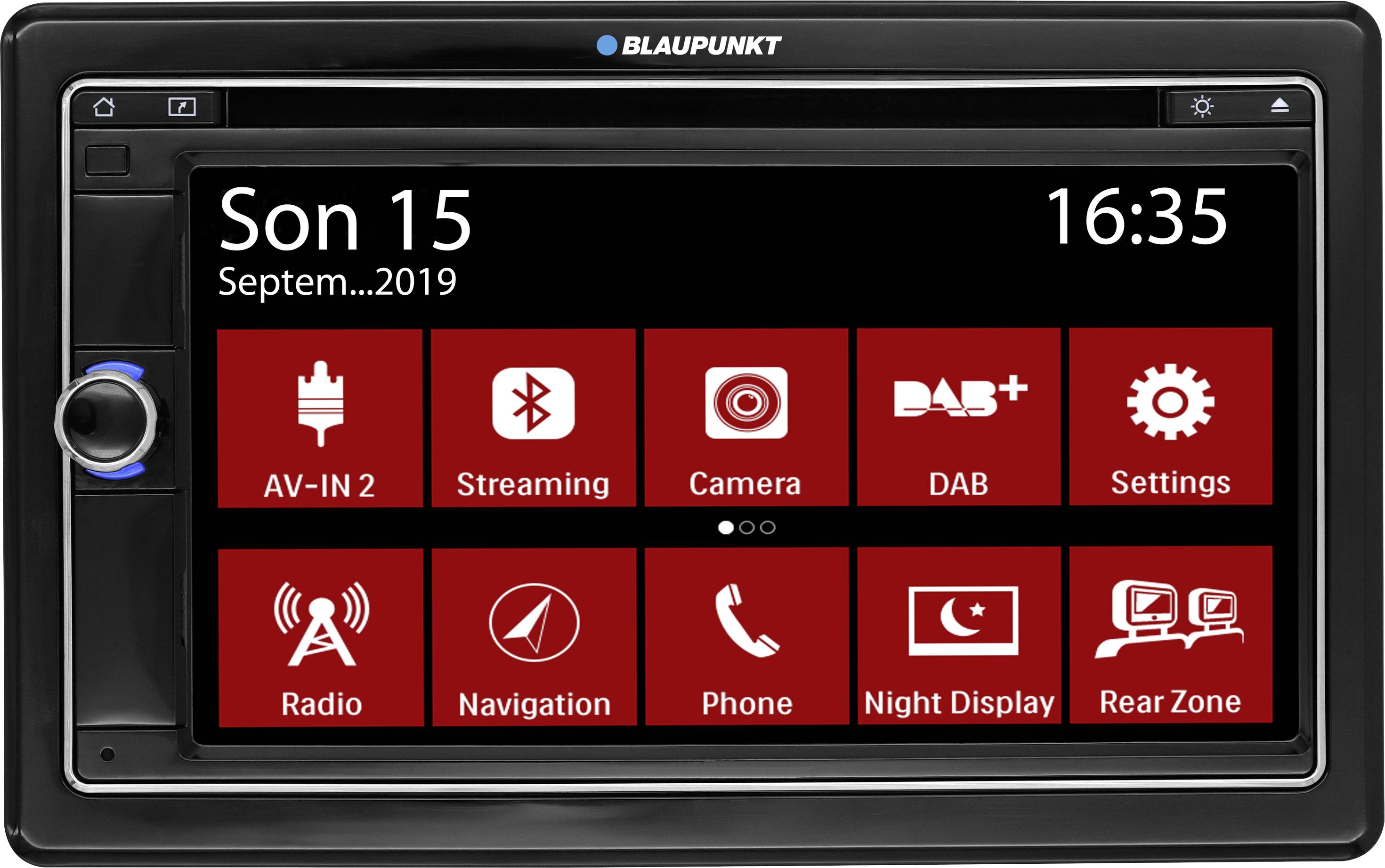 Blaupunkt Las Vegas 690 DAB NAV CAR Doppel-DIN Moniceiver Anschluss für Lenkradfernbedienung, Anschluss für Rückfahrkamera