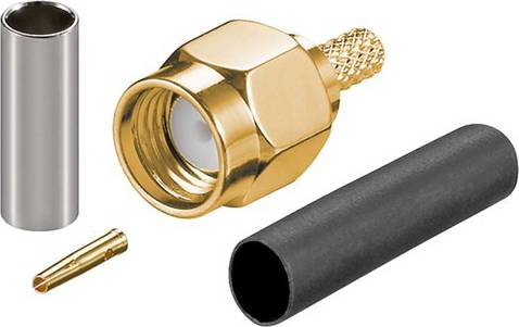 Goobay 51695 51695 SMA-Steckverbinder Stecker, gerade 50 Ω 1 St. Bulk