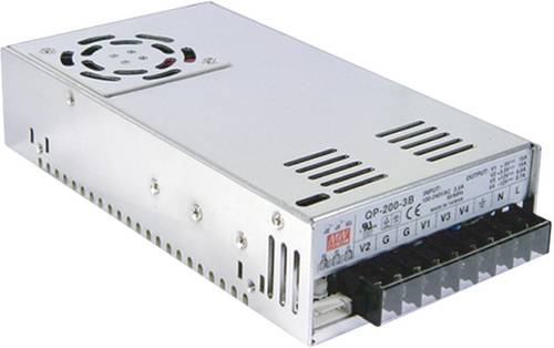 Mean Well QP-200-3A AC/DC-Einbaunetzteil 15A 200W 5 V/DC Ausgangsspannung regelbar