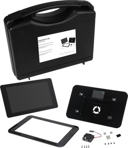 Joy-it Tablet PC Kit inkl. Gehäuse, inkl. Netzteil, inkl. Display, inkl. Noobs OS, inkl. Kühlkörp