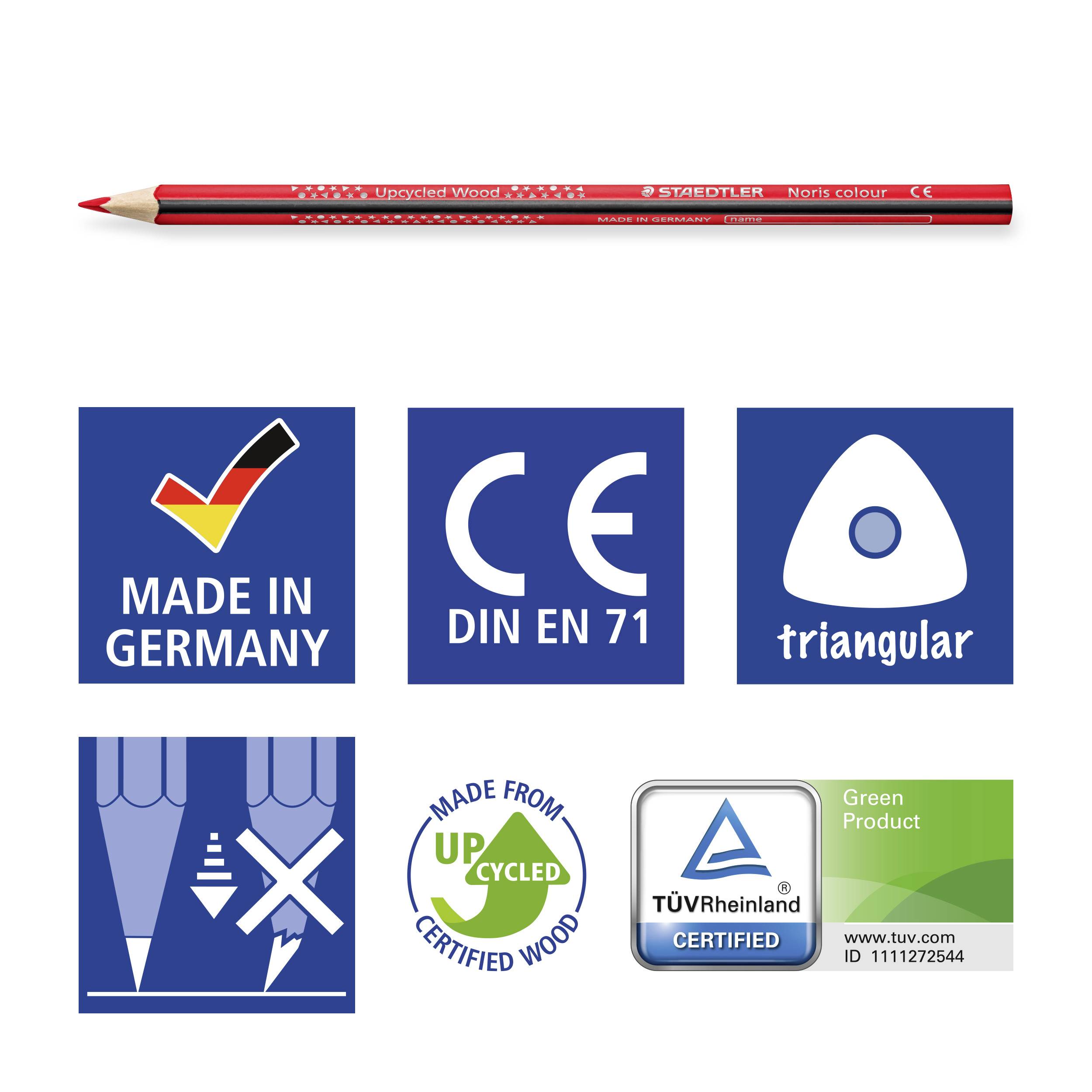 Staedtler Farbstift Noris dreikant 187 C12P1 1 Set