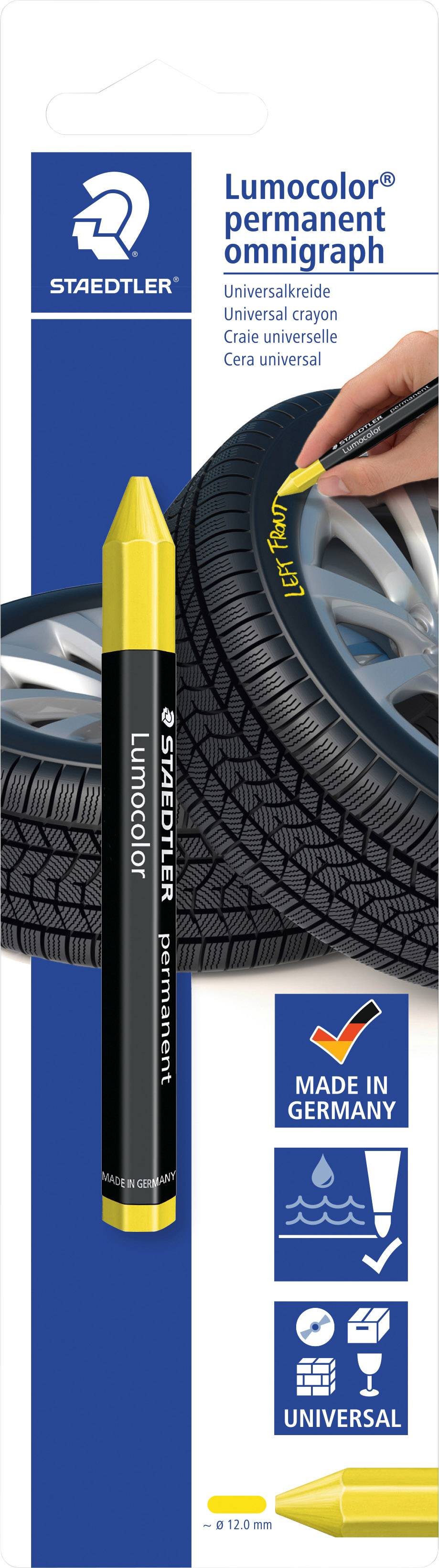 Staedtler Lumocolor 236-1 BK-1 Signierkreide Gelb wasserfest: Ja