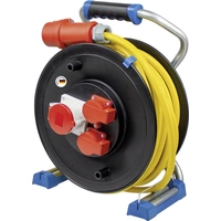 AS Schwabe 22167 Kabeltrommel 25.00m Gelb CEE-Stecker 16A 5polig AS Schwabe 22167 Kabeltrommel 25.00m Gelb CEE-Stecker 16A 5polig
