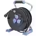 AS Schwabe 22629 Kabeltrommel 40.00m Schwarz Schutzkontakt-Stecker AS Schwabe 22629 Kabeltrommel 40.00m Schwarz Schutzkontakt-Stecker