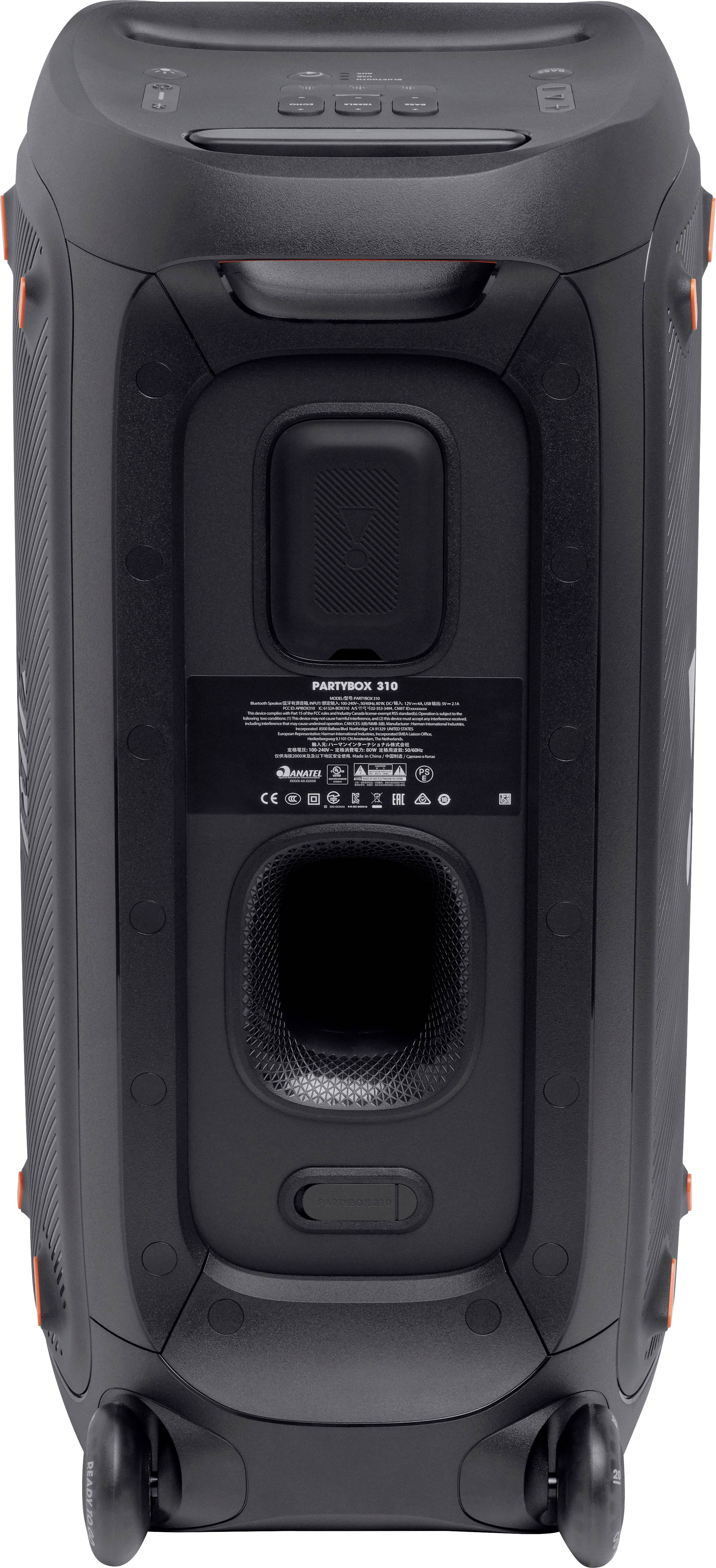 JBL Partybox 310 Bluetooth® Lautsprecher Schwarz