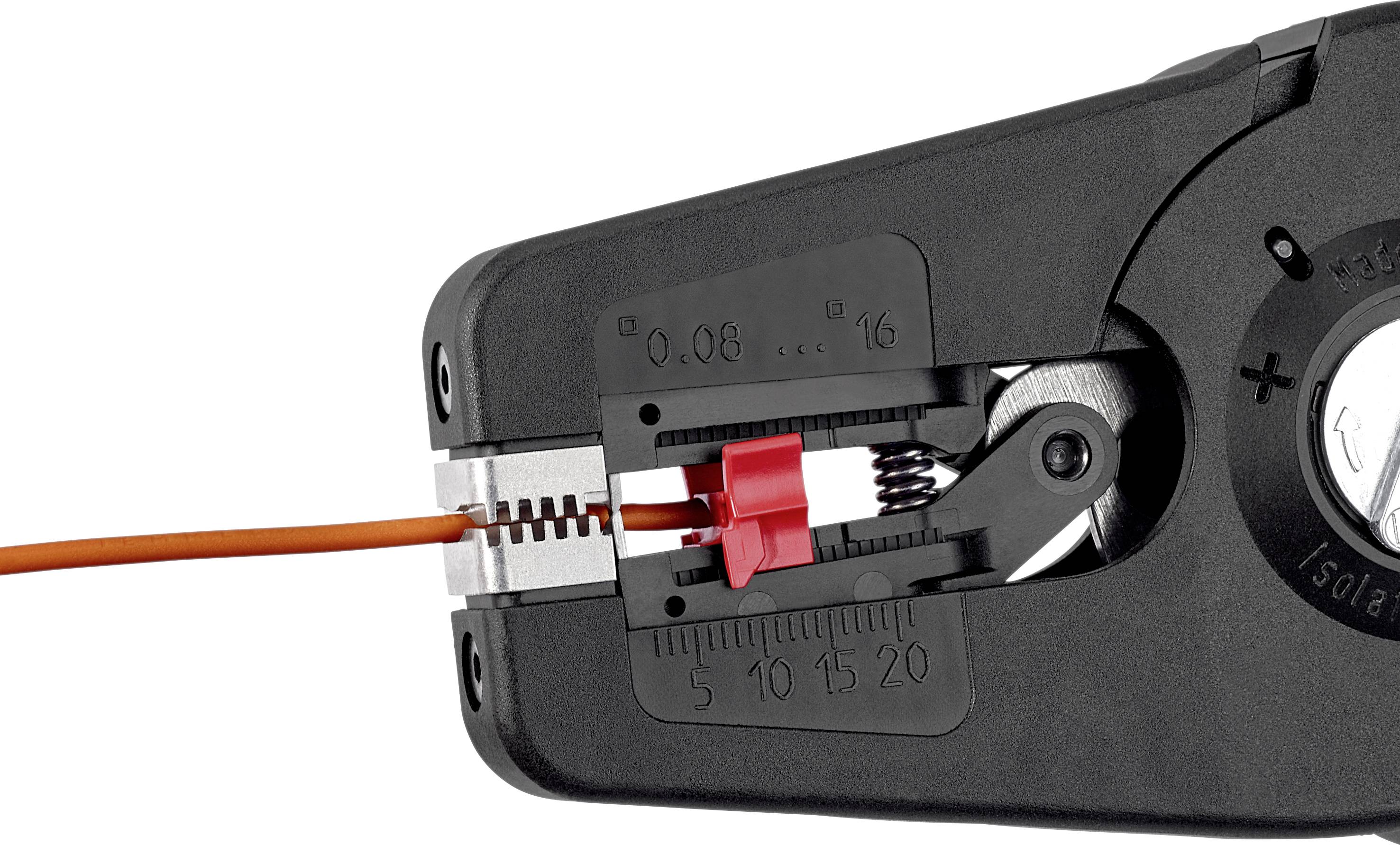 Knipex PreciStrip 16 12 52 195 Automatische Abisolierzange 0.08 bis 16mm