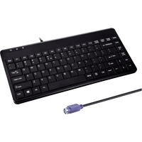 Perixx PERIBOARD-409 P DE PS2 Tastatur Deutsch, QWERTZ Schwarz PS2-Anschluss Perixx PERIBOARD-409 P DE PS2 Tastatur Deutsch, QWERTZ Schwarz PS2-Anschluss